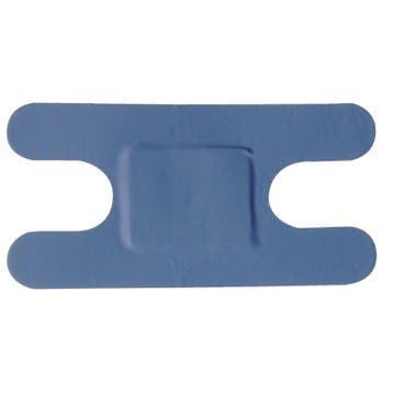 Blauwe pleisters assorti | 100 stuks | O.a. 5x vingertop, Verzenden, Nieuw in verpakking