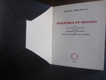 Henri MICHAUX - Peintures et dessins - 1946