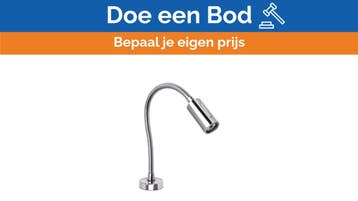 Bieden: Quick Audrey Marine Flexible Chrome LED Reading Lig, Ophalen of Verzenden, Nieuw