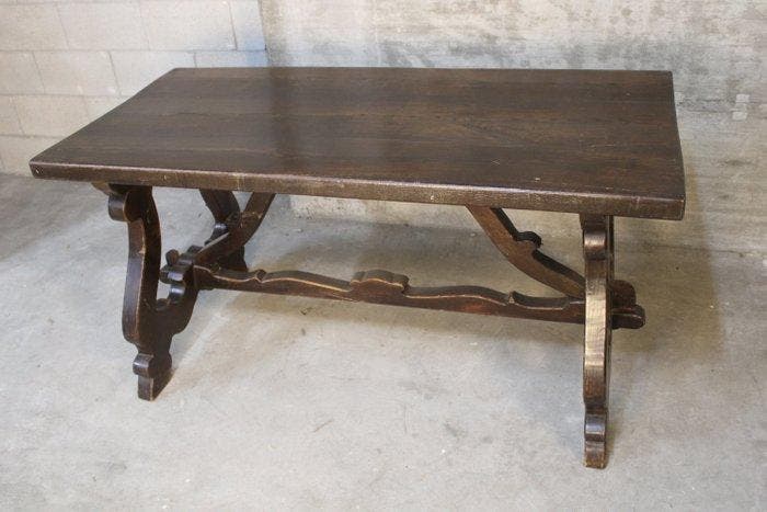 Tafel - Walnoot - Fratino Table, Toscane, Antiquités & Art, Antiquités | Autres Antiquités