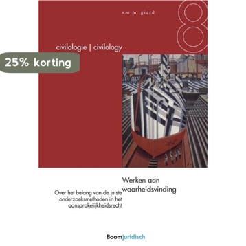 Werken aan waarheidsvinding / Civilology - Civilologie / 8, Boeken, Verzenden, Zo goed als nieuw, R.W.M. Giard