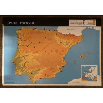 Poster Spanje Portugal, Verzenden, Nieuw