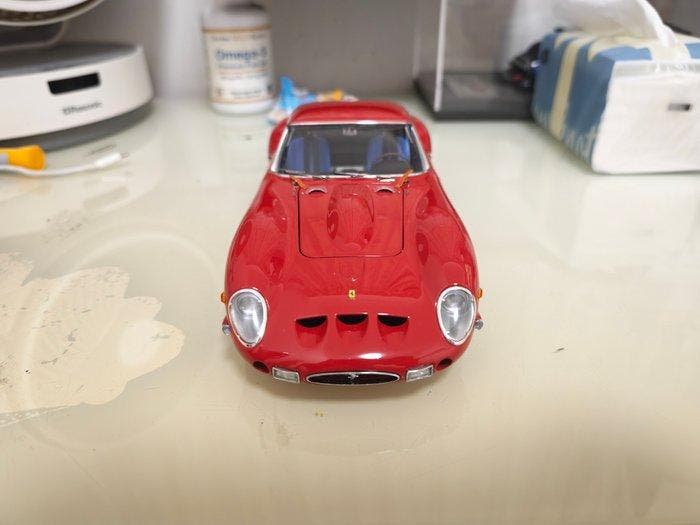 Kyosho 1:18 - Modelauto - Ferrari 250 gto hi-end re-release, Hobby en Vrije tijd, Modelauto's | 1:5 tot 1:12