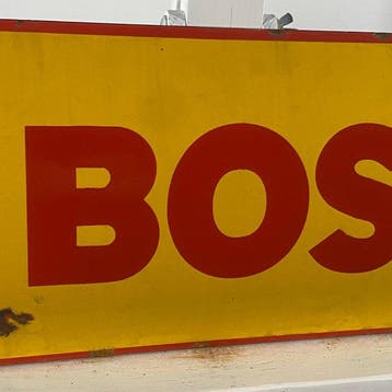 BOSCH - Emaille bord - 60x20 cm - Gemaakt van een dikke
