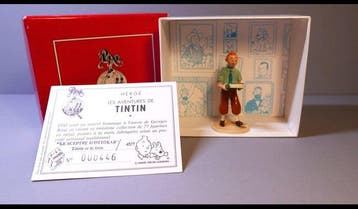 Tintin série N°3 - Figurine Pixi 4557 - Tintin et le Livre -