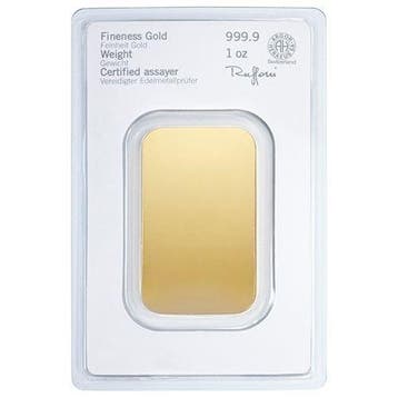 1 Troy Ounce - Or .999 - 1 oz .9999 Fine Gold Bar Heraeus,, Timbres & Monnaies, Métaux nobles & Lingots