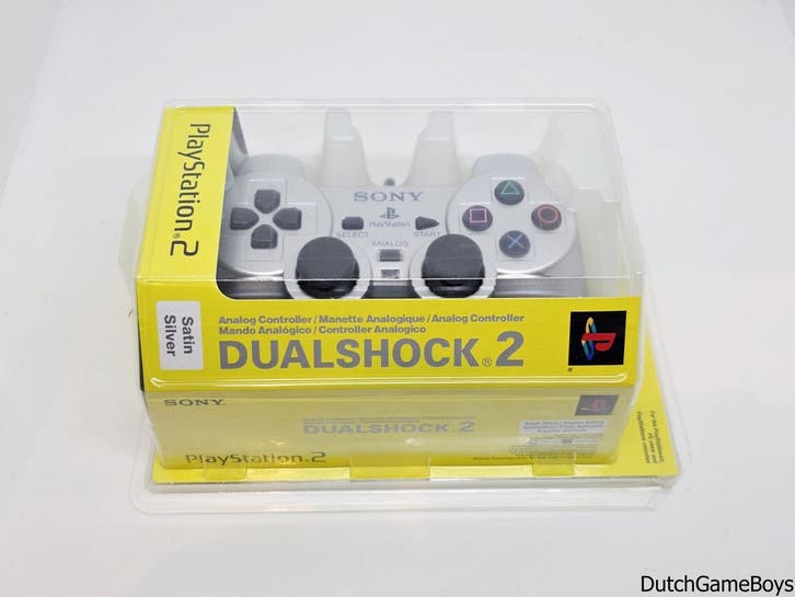 Playstation 2 / PS2 - Controller - Satin Silver - New On Bli, Games en Spelcomputers, Spelcomputers | Sony PlayStation 2, Gebruikt
