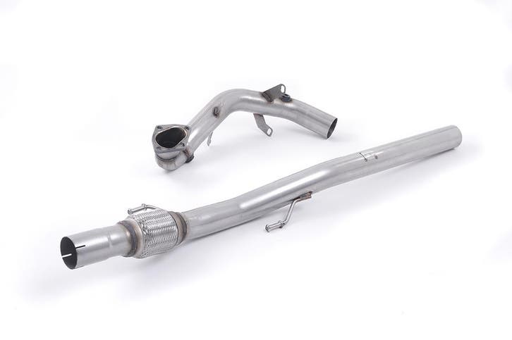 Downpipe met grote boring en de-cat | Audi / Seat / Skoda /, Auto-onderdelen, Uitlaatsystemen, Nieuw, Verzenden