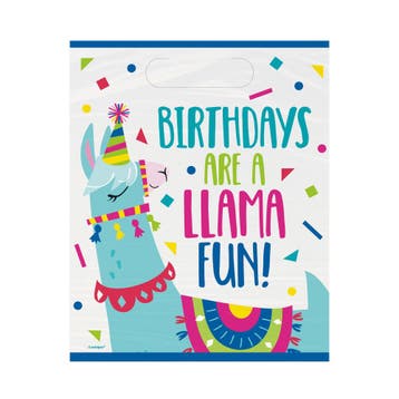Lama uitdeelzakjes Verjaardag 8st, Verzenden, Nieuw
