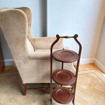 Cake stand - Table dappoint - Acajou