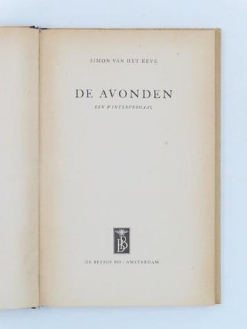 Gerard Reve; Simon van het Reve - De Avonden : Een, Antiquités & Art, Antiquités | Livres & Manuscrits