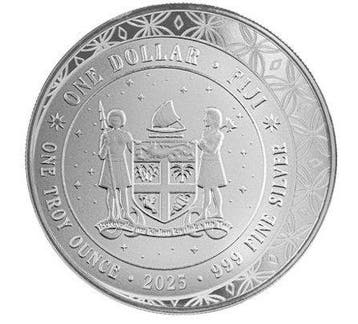 Fiji. 1 Dollar 2025 – Unicorn Roselle – 1 oz Silver coin –, Postzegels en Munten