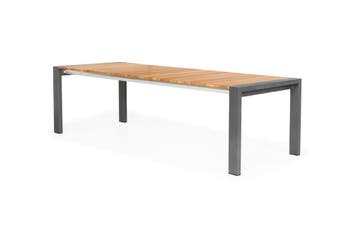 Suns Rialto uitschuifbare tuintafel 213-269 x 100 cm teak, Tuin en Terras, Tuinsets en Loungesets, Nieuw