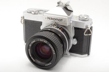 Nikon Nikomat FT-N + Zoom-Nikkor 3.3-4.5/35-70mm | Analoge, Nieuw