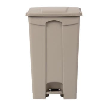 Pedaalemmer | Kunststof (Beige) | 87L | Klapdeksel |, Verzenden
