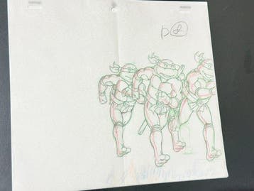 Murakami-Wolf-Swenson - originele animatietekening - Teenage, Nieuw in verpakking