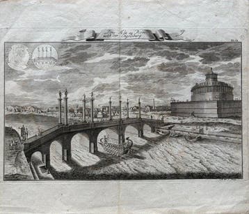 Italië - Rome; I.W. Stôr - Pons Aelii zu Rom nebst der, Nieuw