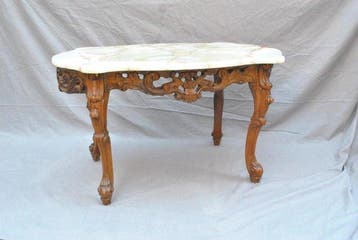 Armoire - Bois, Marbre - table en marbre plat