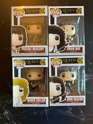 Funko - Funko Pop Queen: Freddie Mercury, Brian May, Roger
