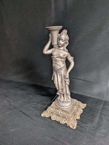 Beeld, Danseuse orientale - 28 cm - Metaal