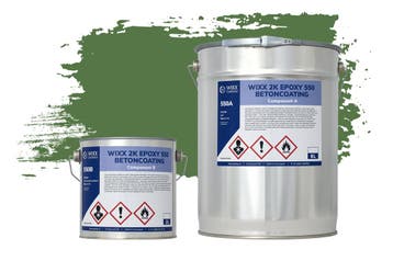 Wixx 2K Epoxy 550 Betonverf RAL 6010 | Grasgroen 10L, Verzenden, Nieuw
