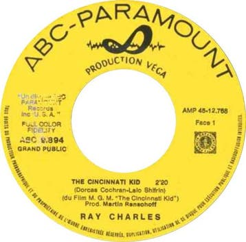Ray Charles - The Cincinnati Kid / Thats All I Am To You, Verzenden, Gebruikt