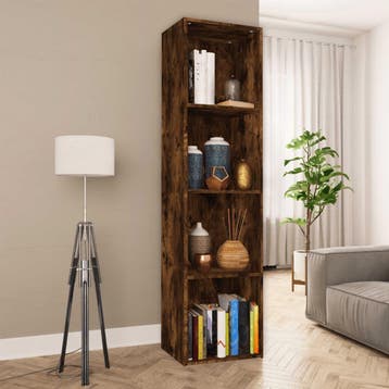 vidaXL Boekenkast / tv-meubel 36x30x143 cm bewerkt hout, Verzenden, Nieuw