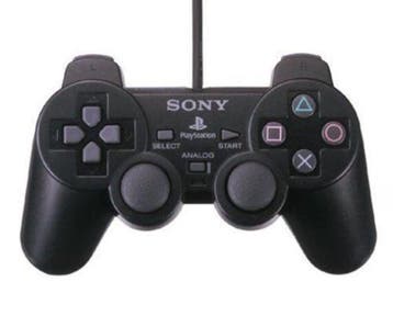Sony PS2 Controller Dualshock 2 Zwart (PS2 Accessoires), Consoles de jeu & Jeux vidéo, Consoles de jeu | Sony PlayStation 2, Ophalen of Verzenden