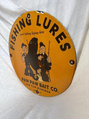 Popeye & Wimpy Fishing Lures – Paw Paw Bait Co. – Emaille