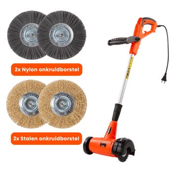 Kibani elektrische onkruidborstel 400 WATT - Inclusief 4, Jardin & Terrasse, Outils à main