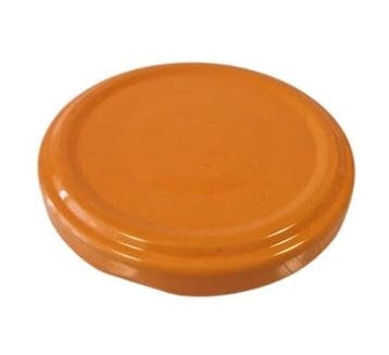 Deksel effen oranje 63mm twist-off 1150 stuks nieuw, Ophalen of Verzenden