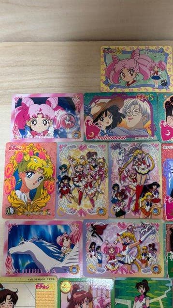 Sailor Moon - Vintage Japanese Cards - Bandai & Morinaga -