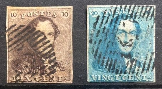 België 1849/1863 - Leopold I Epauletten/Medaillons - OBP, Postzegels en Munten, Postzegels | Europa | België