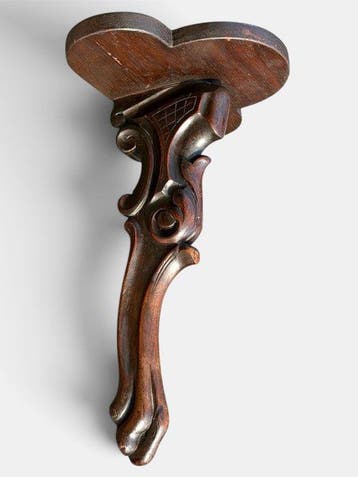 Large Victorian Hand-Carved - Wandtafel - Walnoot - Hoogte: