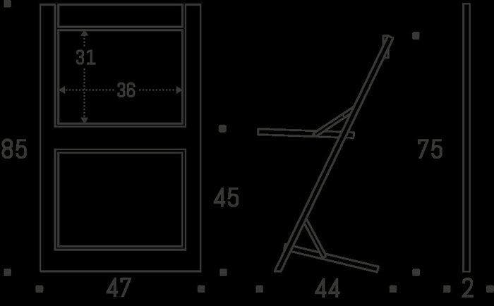 Ambivalenz - Malte Grieb - Chaise - Fläpps chaise pliante -, Antiek en Kunst, Kunst | Designobjecten