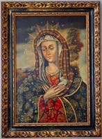 École de Cuzco (XX) - Vierge en prière