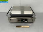 RVS HCB Contactgrill Paninigrill Grill Geribbeld/glad 230V, Ophalen of Verzenden, Nieuw in verpakking