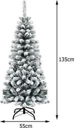 2dekans | Coast Kunstkerstboom - Wit Besneeuwd - MET Premium, Ophalen of Verzenden, Nieuw