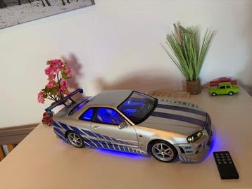 Hachette 1:8 - Modelauto - Nissan Skyline GT-R - Fast &, Nieuw