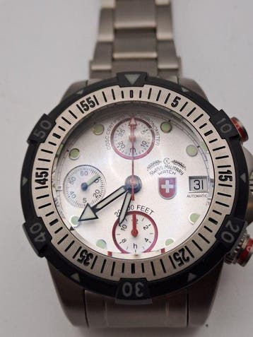 CX Swiss Military Watch - 20000 FEET - S35/1000 - Homme -, Handtassen en Accessoires, Nieuw