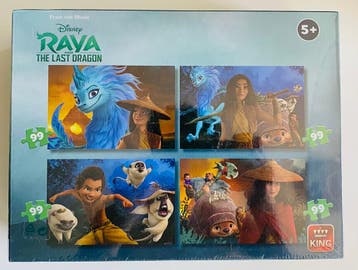 DISNEY RAYA AND THE LAST DRAGON 99 PUZZLE (TOYS), Gebruikt