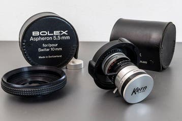 Kern, Bolex Switar 10mm f/1.6 H16 RX Prime Lens + Bolex