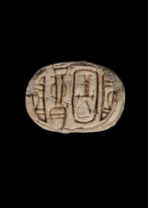 Égypte ancienne Stéatite Scarabée avec Ankh (Sans prix de, Antiquités & Art, Antiquités | Autres Antiquités
