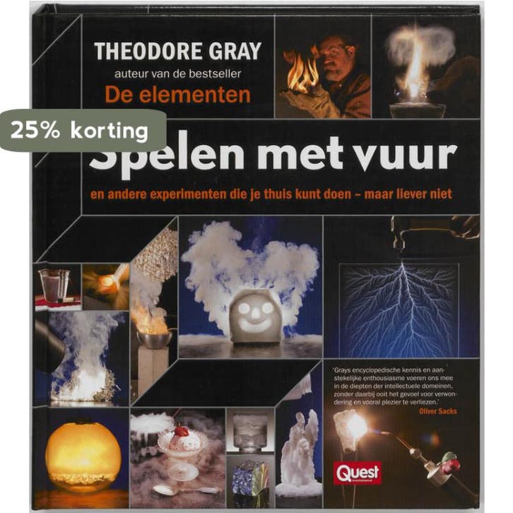 Spelen met vuur 9789059564091 Theodore Gray, Boeken, Wetenschap, Gelezen, Verzenden