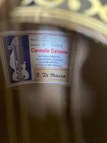 Carmelo Catania - 5 - - Instruments de musique - Italie -