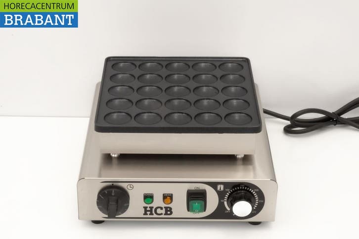 HCB RVS Poffertjesplaat Poffertjesbakplaat 25 dops 230V, Articles professionnels, Horeca | Équipement de cuisine, Enlèvement ou Envoi