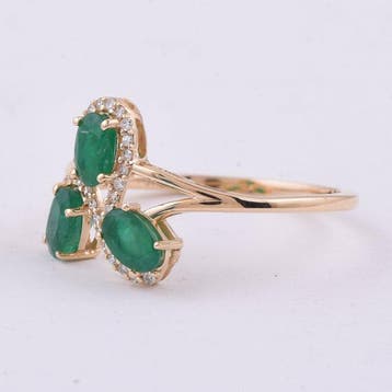 Sans prix de réserve - Bague - 14 carats Or jaune - 1.01ct., Nieuw