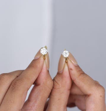 Zonder minimumprijs - Oorbellen - 14 karaat Geel goud -