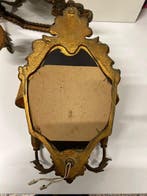 Wandkandelaar (2) - Hout, IJzer