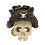 Kunstschedel piraat OS-217 - aquarium decoratie, Ophalen of Verzenden, Nieuw